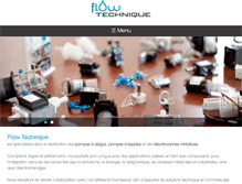 Tablet Screenshot of flowtechnique.fr
